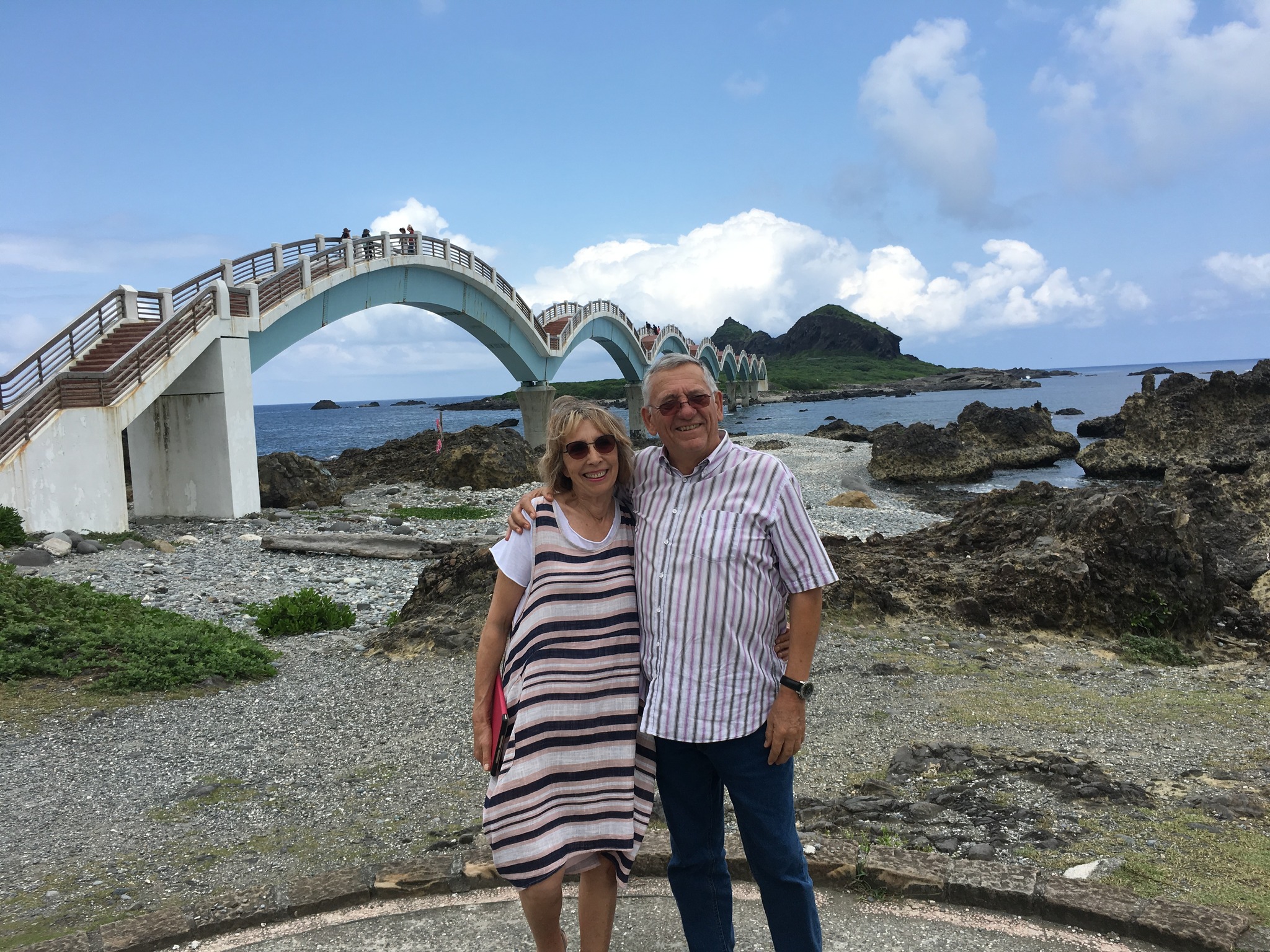 29年前，「阿公」當年和種子教官因為師徒關係，自此與中華民國有了深厚的友誼，還來台灣環島一周。圖/取自吳慶璋臉書