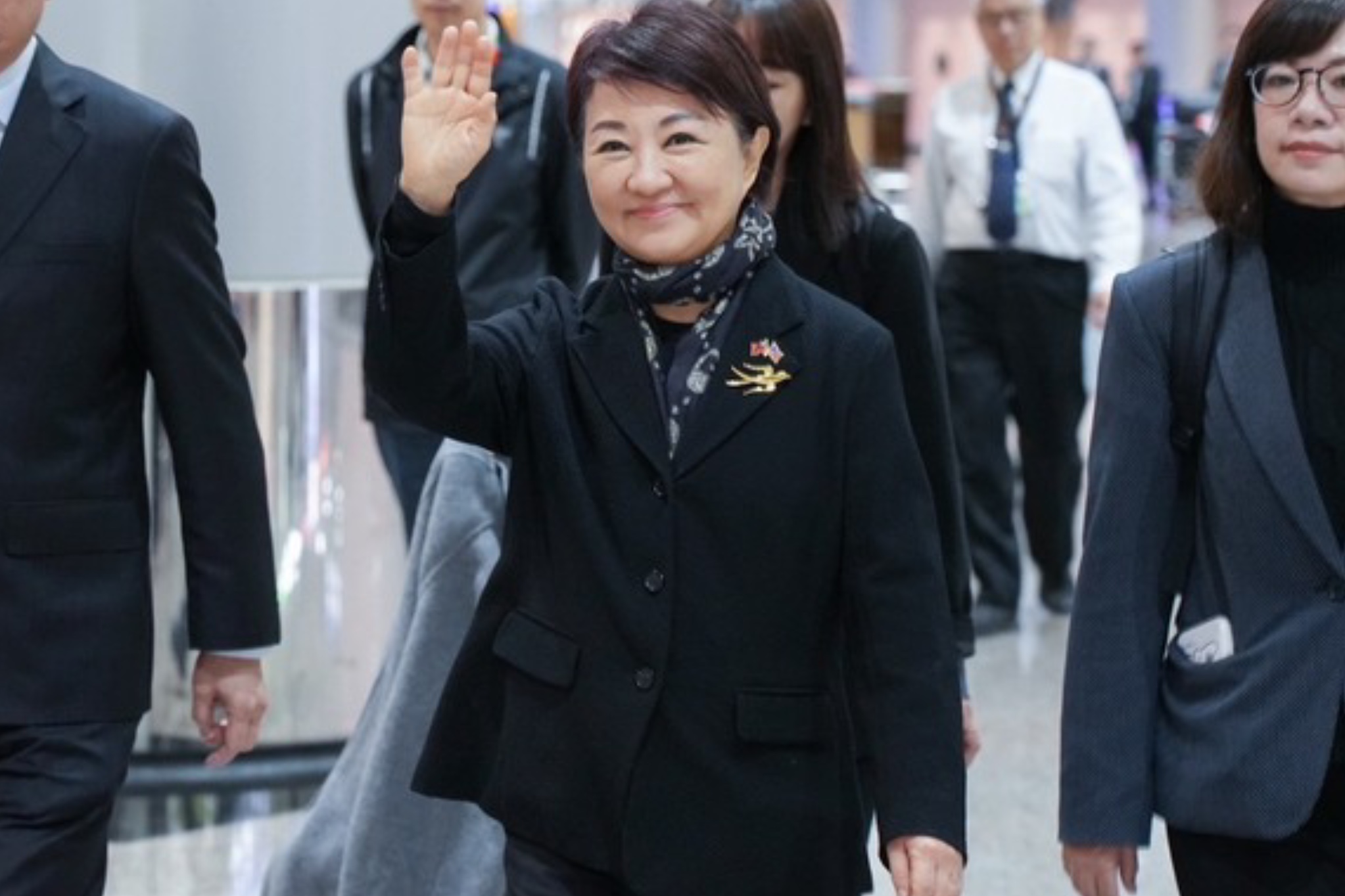 結束訪美行！訪AIT總部時會晤戰爭部官員　盧秀燕：軍購就像買保險