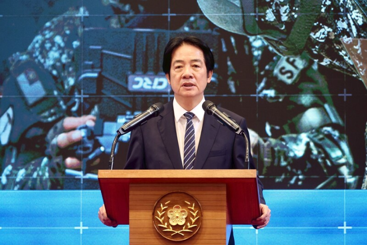 【全文】賴清德8年投入1.25兆國防預算：「一國兩制台灣方案」是不可碰觸紅線