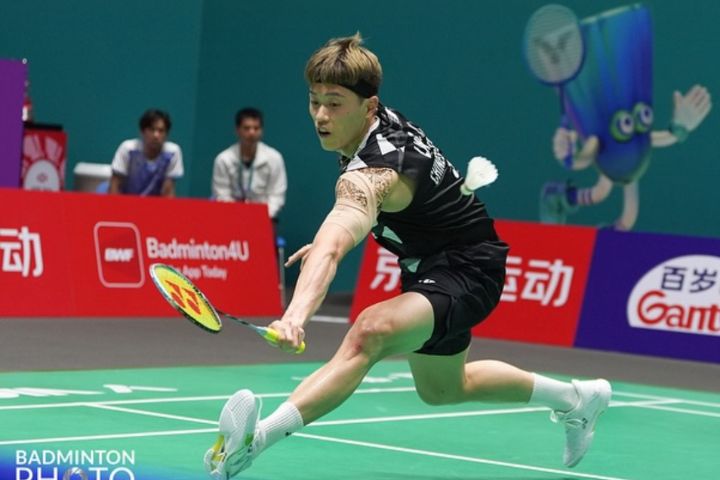  林俊易（圖，資料照）生涯首度打進全英賽決賽就奪冠，同時締造台灣在全英賽男單項目首冠紀錄。圖/取自林俊易 IG