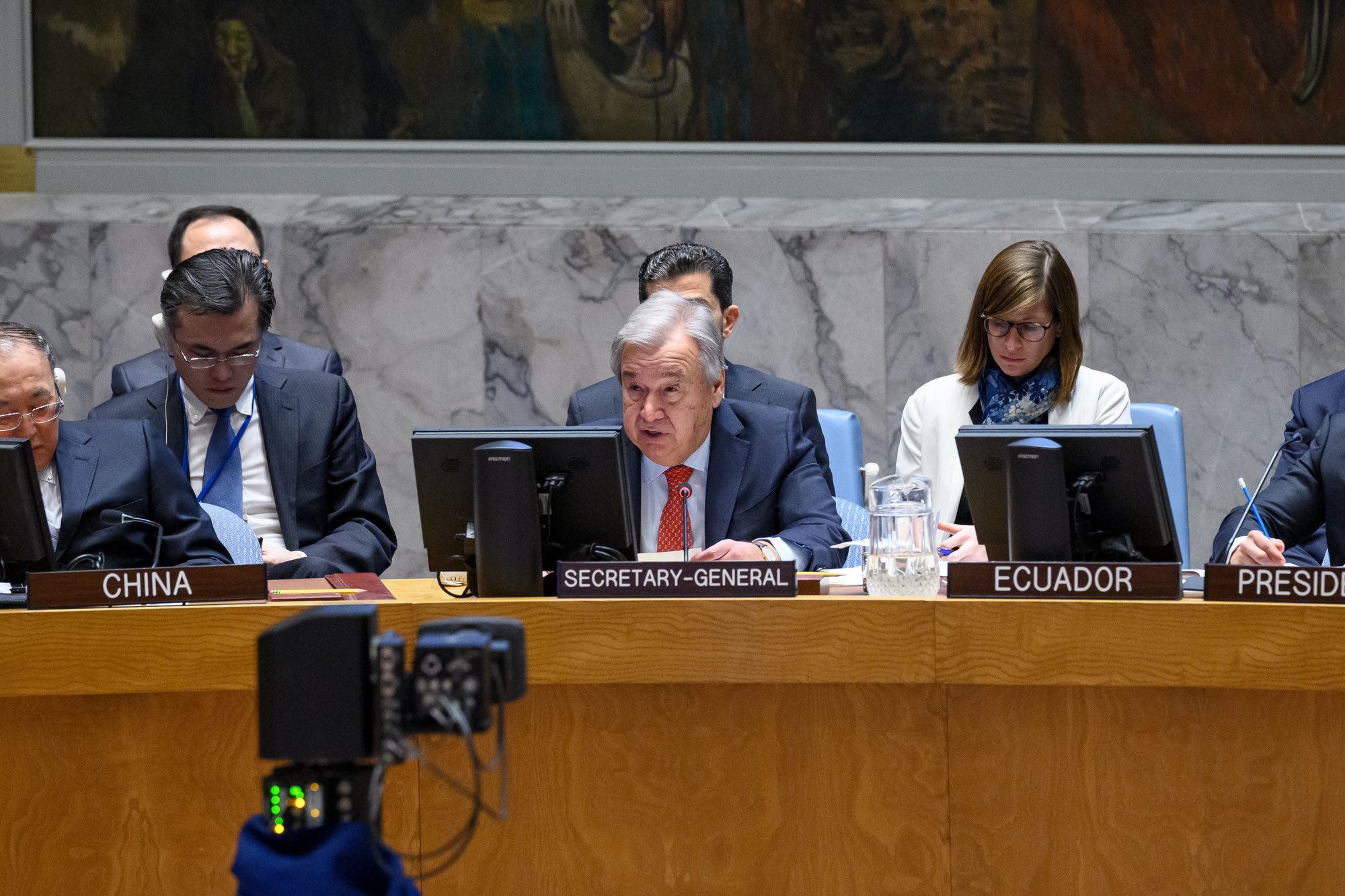 聯合國秘書長古特瑞斯力挺巴勒斯坦人民建立自己國家的權利。圖/取自António Guterres @antonioguterres