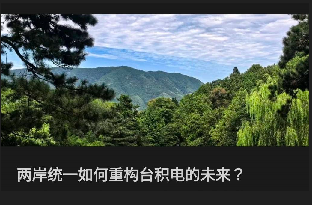 戰時會摧毀台積電的是美國？還是中共？北京涉台公眾號「湖畔看局」這麼看