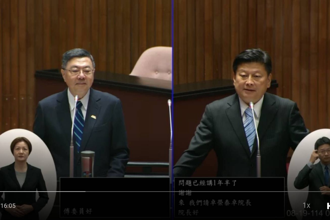 立院詢答露總辭玄機？卓揆：盼任何人當院長 立院審預算能合憲