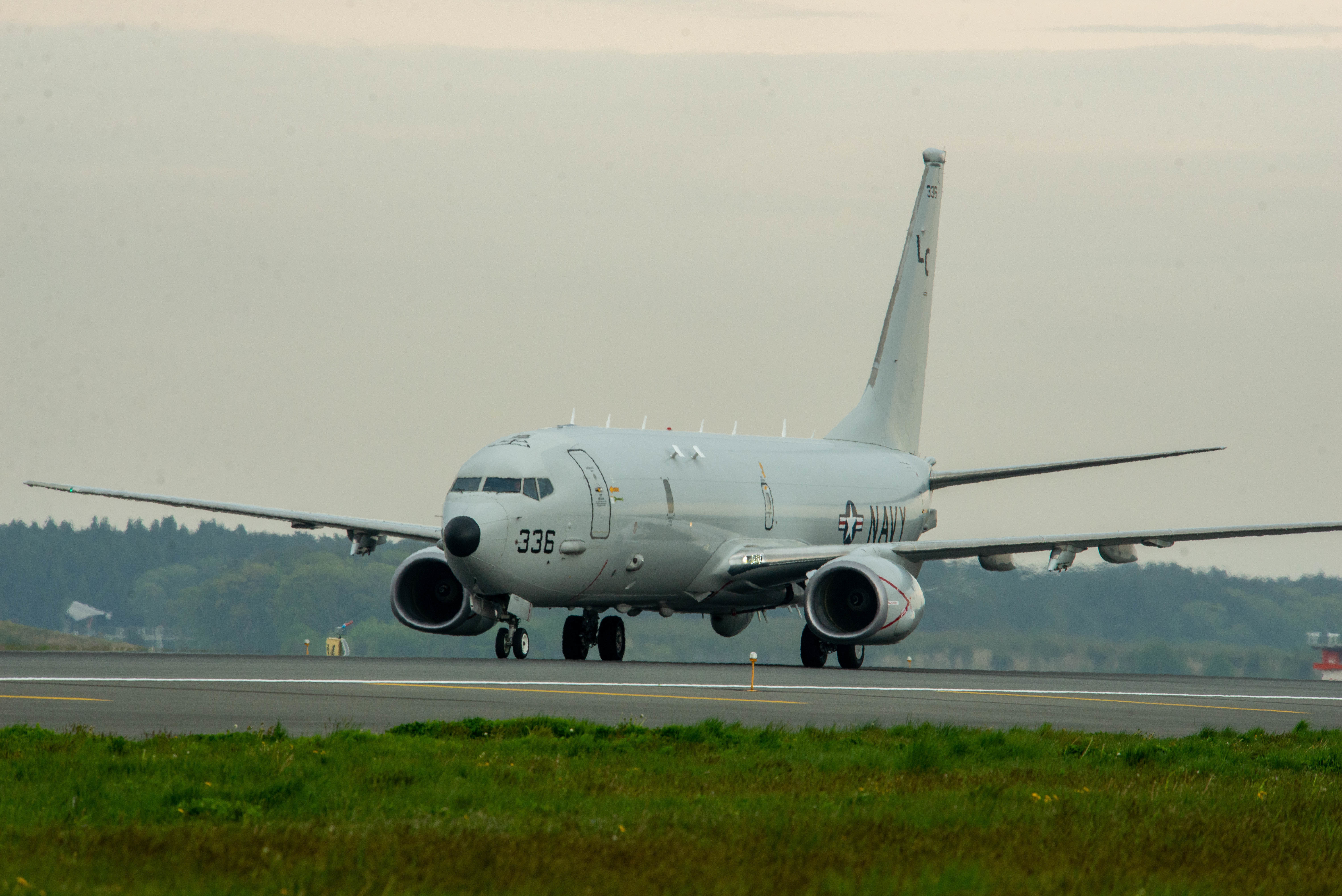 國防部13日發布新聞指稱，美軍P-8A型反潛巡邏機於當日穿越臺灣海峽，但美方迄今未發布任何相關訊息。圖/取自美國海軍官網