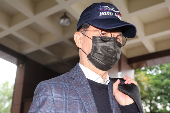 圖為前台北市副市長彭振聲19日出庭答辯。圖/中央社