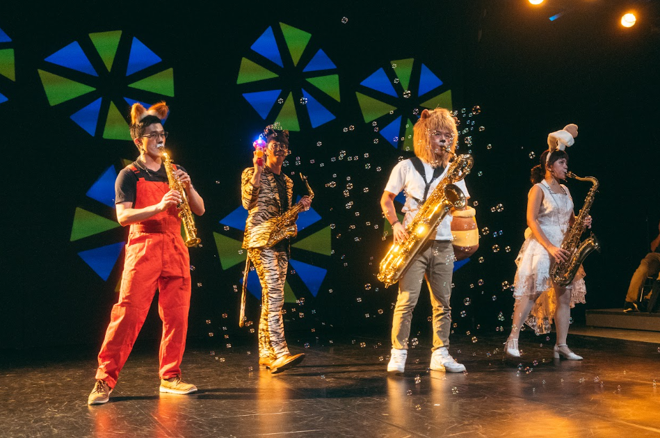 米特薩克斯風重奏團最受歡迎的兒童音樂會系列「動物樂園」。圖/MUZIK 提供
