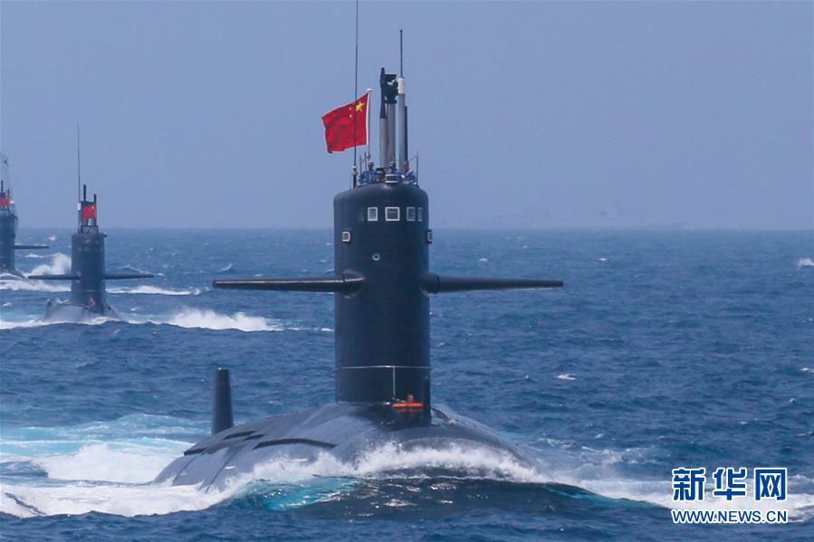 美國官員指出大陸一艘核潛艦數月前失事沉沒。圖為大陸潛艦示意圖。圖/取自新華社