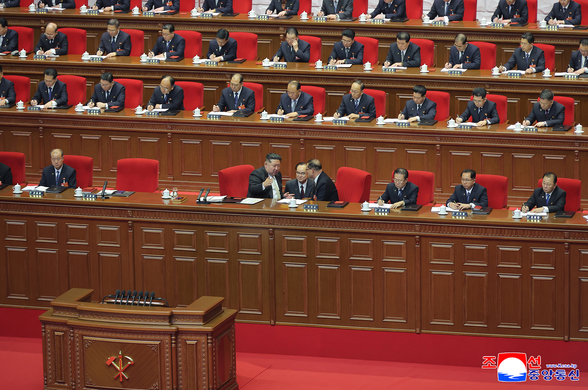 韓鮮勞動黨第九次黨大會召開,全黨強調轉結為核心。圖/取自北韓勞動黨官網