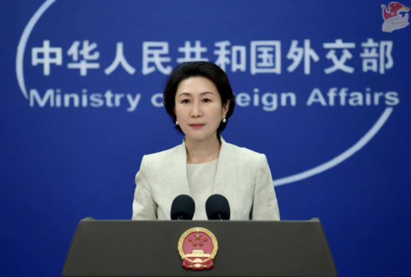 中國外交部發言人毛寧警告，如果歐盟持續透過關稅、補貼限制或行政干預等方式阻礙自由貿易，最終受害的不只是中國企業，也將包括歐洲消費者與歐洲產業本身。圖／取自中國外交部
