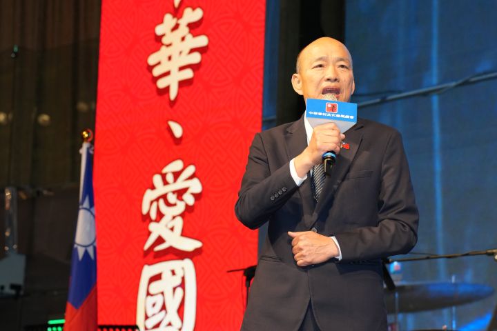 立法院長韓國瑜表示「眷村文化」可用「忠孝節義」四個字形容，這是儒家最核心的精神。圖/梅花新聞網陳思豪攝