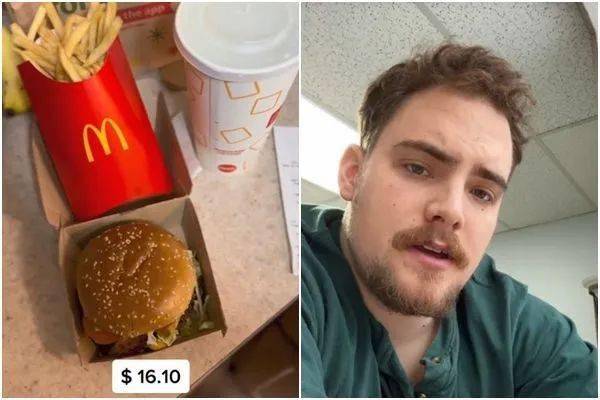 麥當勞漢堡、大薯和飲料518元 通膨困擾美國年輕人