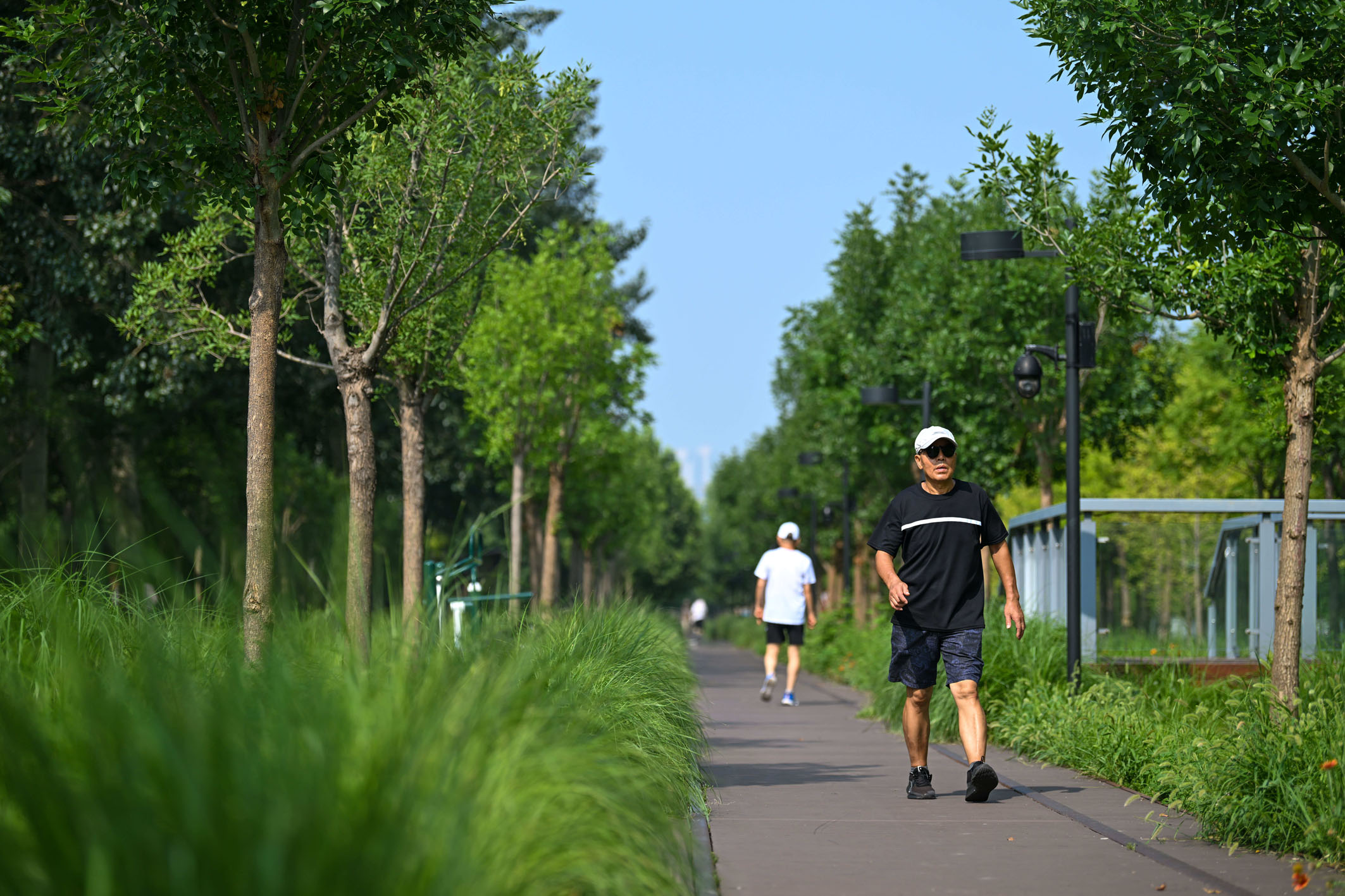 走路是延年益壽最好的運動。圖/取自新華社