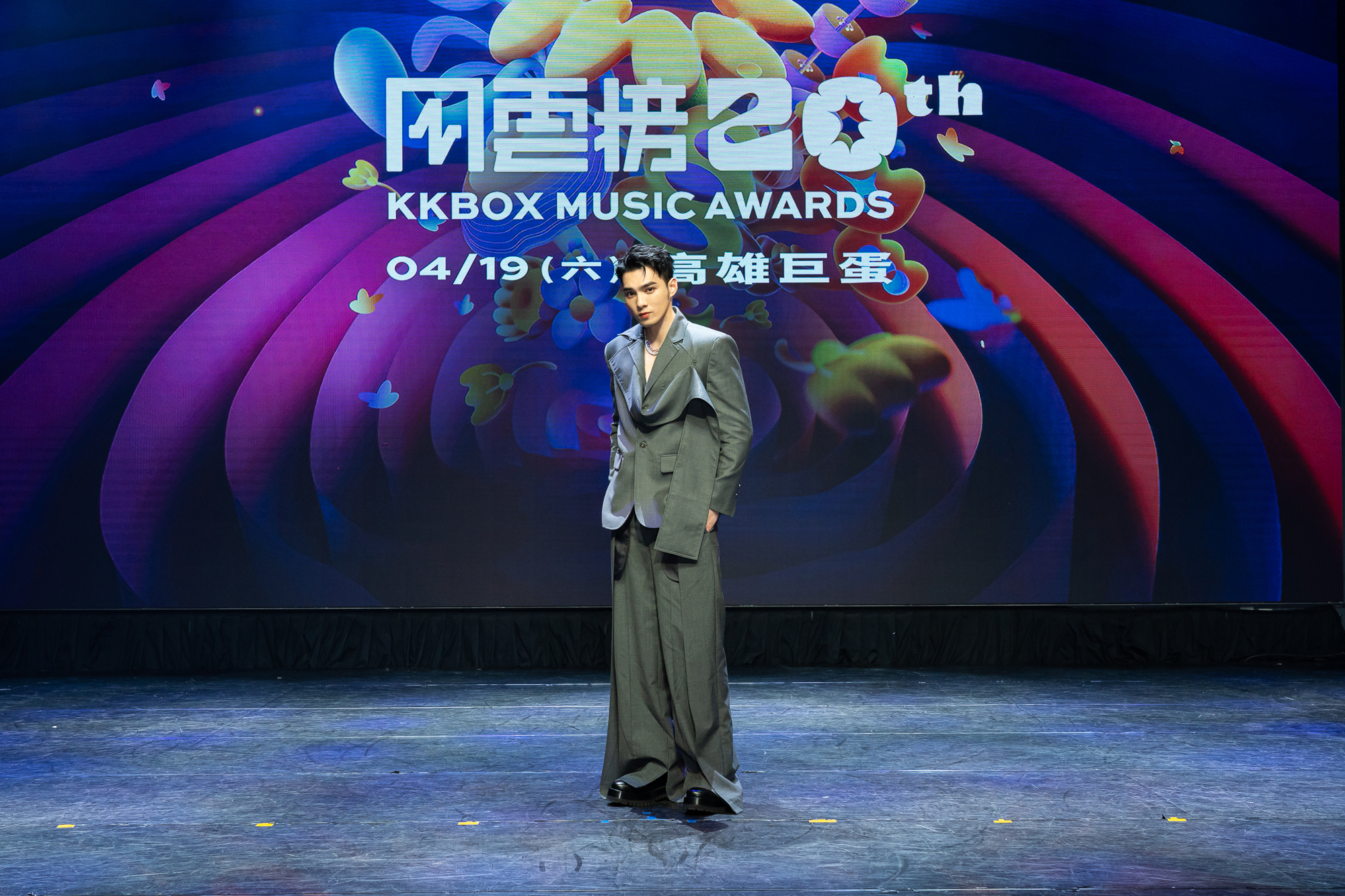 黃偉晉二度主持 KKBOX 風雲榜，自認是大小S鐵粉。圖/KKBOX提供