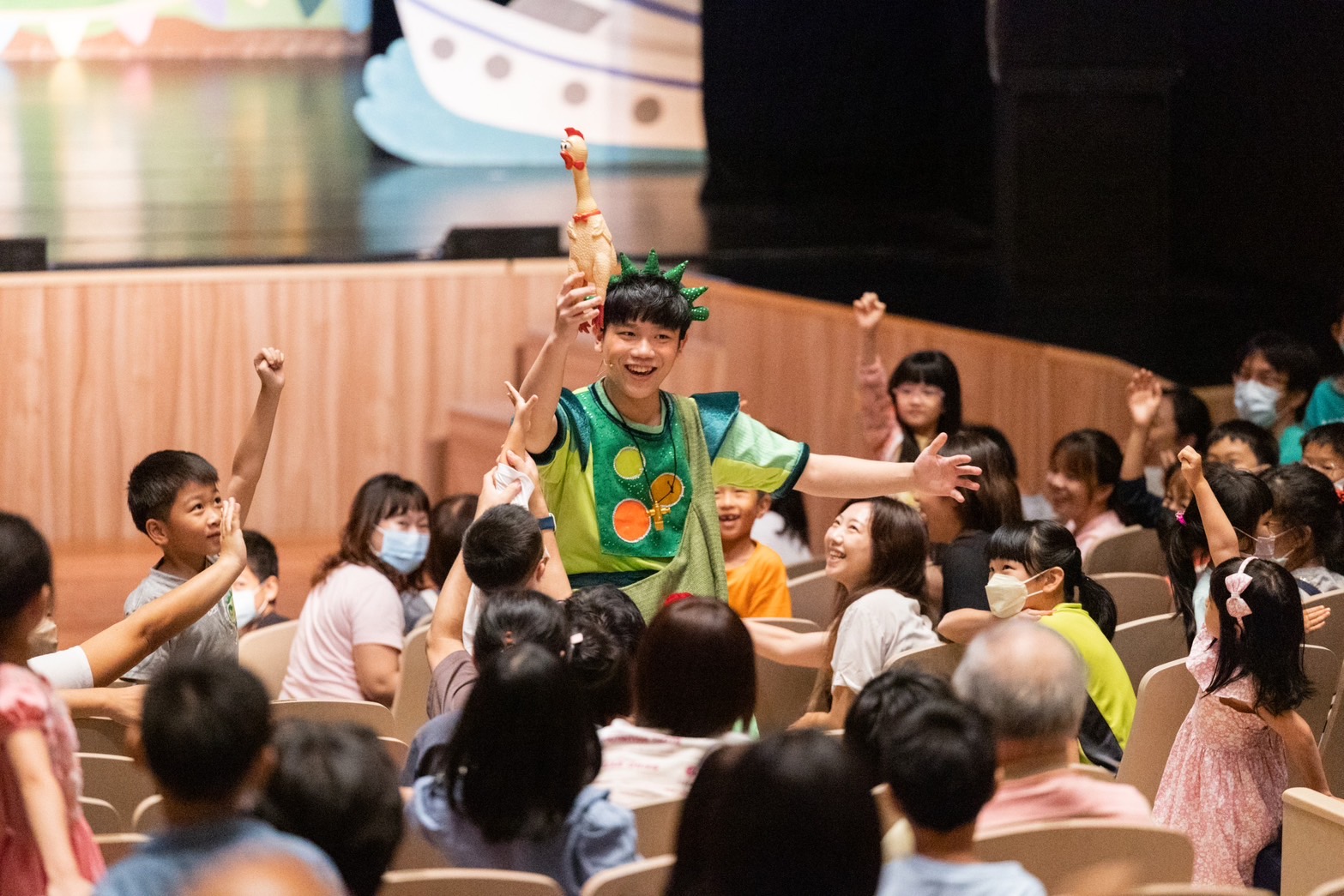  朱宗慶「豆莢寶寶兒童音樂會」打破舞台觀眾席界線互動推進劇情 